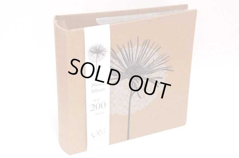 画像2: クラフトアルバム　200枚　フラワーB柄 (2)