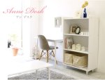 画像6: アンティーク風な白家具　Anne　デスク　一人暮らしに最適　ホワイトデスク　かわいい　おしゃれ　エレガントテーブル　/　送料無料・即日発送 (6)