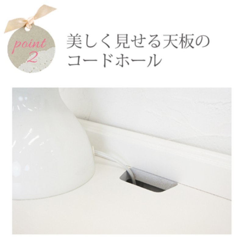 画像4: 白家具　Anne　シェルフ【一人暮らしに最適】 (4)