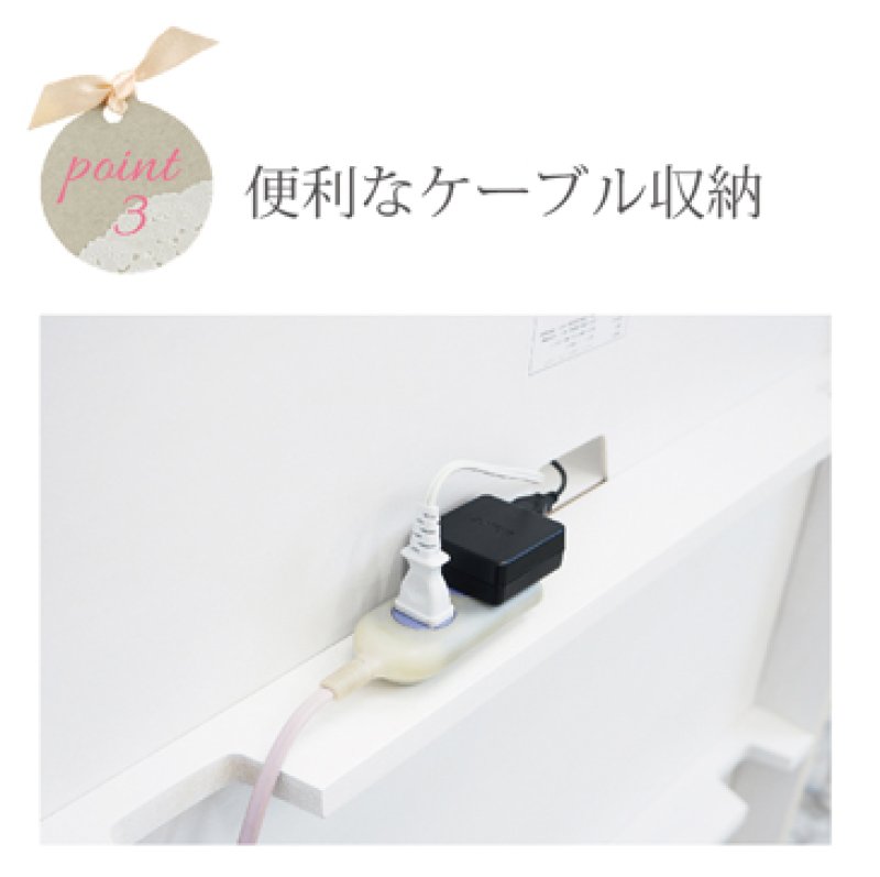 画像5: 白家具　Anne　シェルフ【一人暮らしに最適】 (5)