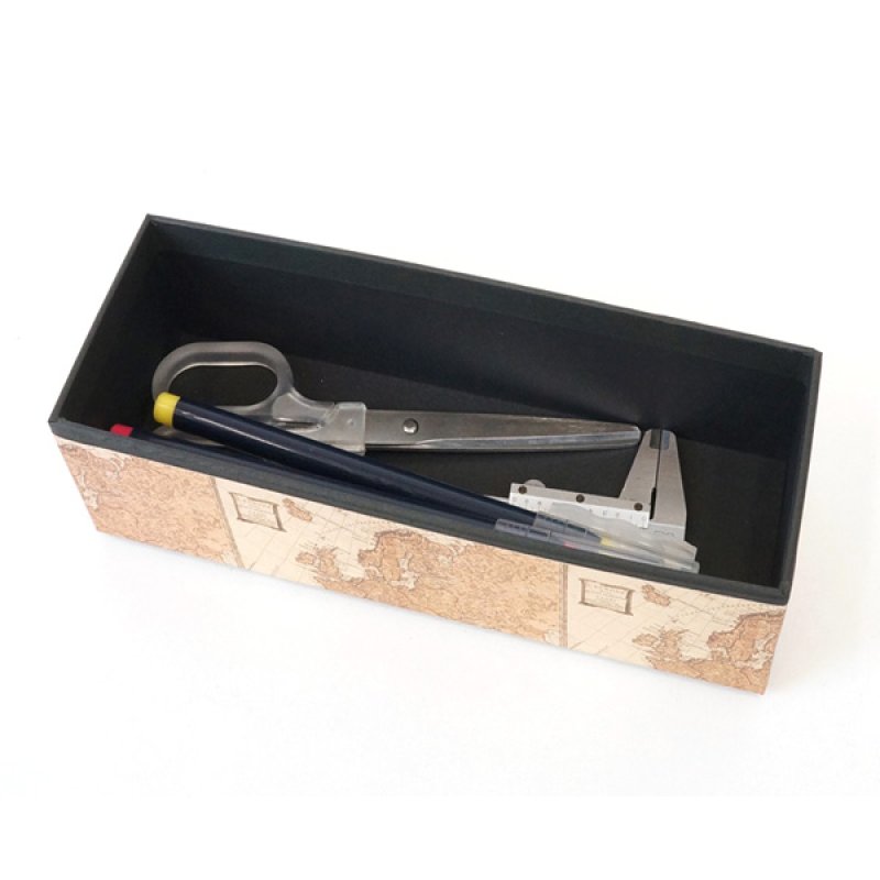 画像2: 【ペントレイ】スタッキングできるイタリアの輸入高級紙を使用した卓上収納　ペントレイ (2)