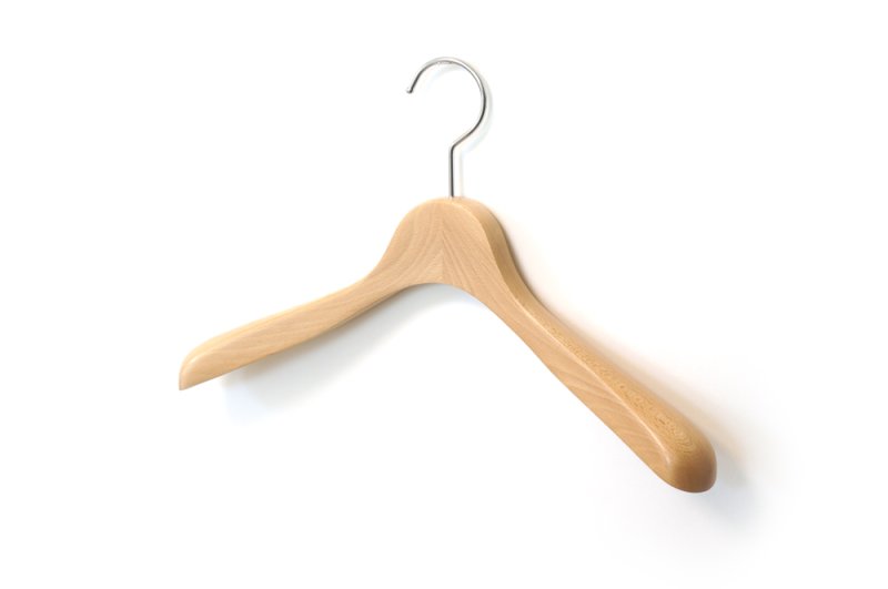 画像2: 上質なスーツのためのトップスハンガー　幅380mm (2)