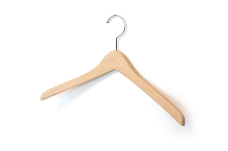 画像2: 上質なスーツのための薄型トップスハンガー 幅380mm (2)