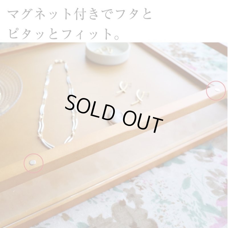 画像8: ライトブラウン木製5面ガラスディスプレイケース　コレクションケース　ジュエリーケース (8)