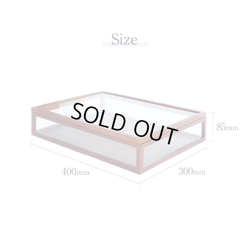 画像10: ダークブラウン木製5面ガラスディスプレイケース　コレクションケース　ジュエリーケース (10)