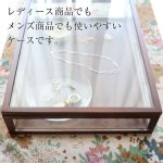 画像8: ダークブラウン木製5面ガラスディスプレイケース　コレクションケース　ジュエリーケース (8)