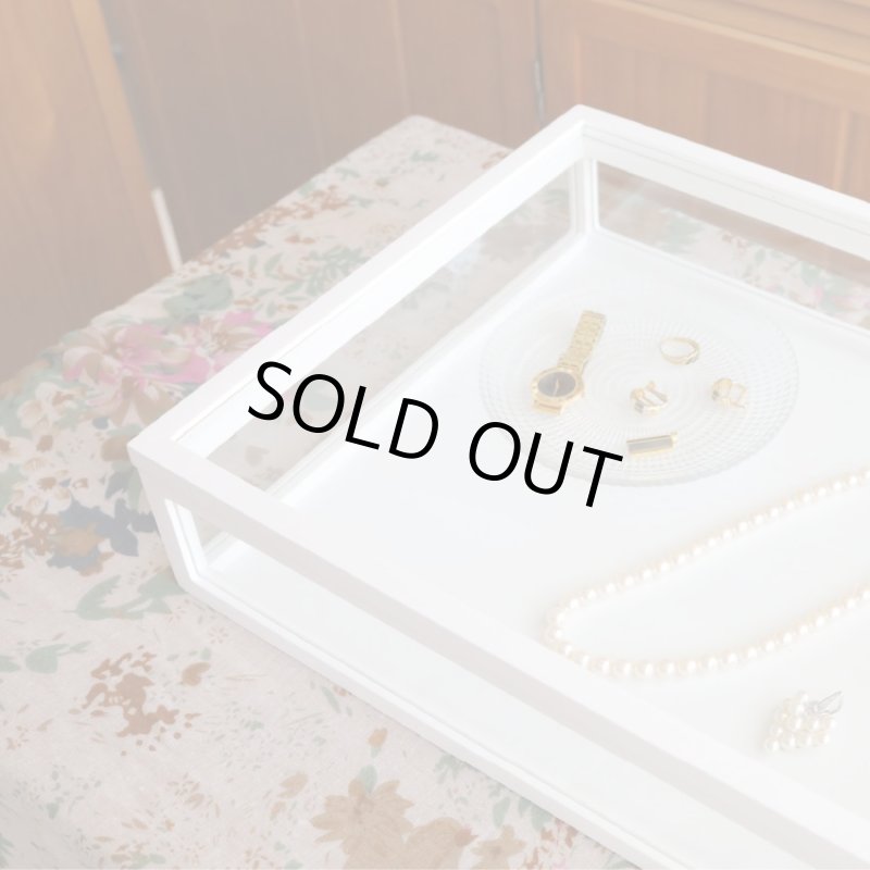 画像7: ホワイト木製5面ガラスディスプレイケース　コレクションケース　ジュエリーケース (7)