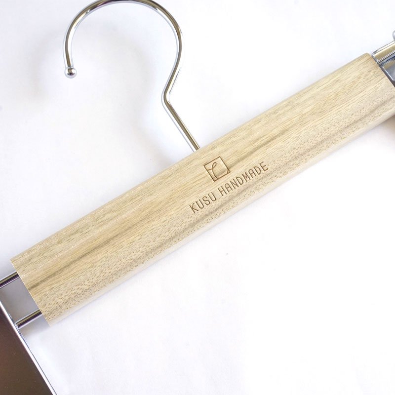 画像4: 天然くすのきを使用したボトムハンガーピンチ式 (4)