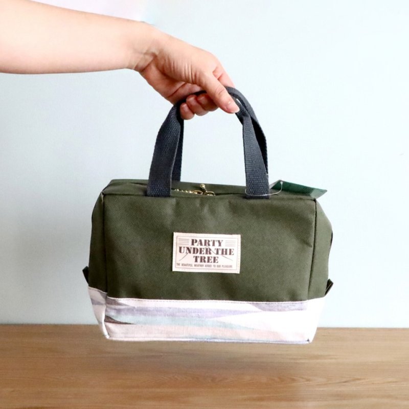 画像2: 保冷・保温ランチバッグtete　織り柄 (2)