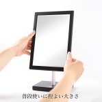 画像6: 卓上ミラー　【即日出荷】木製フレーム角度調節可 (6)