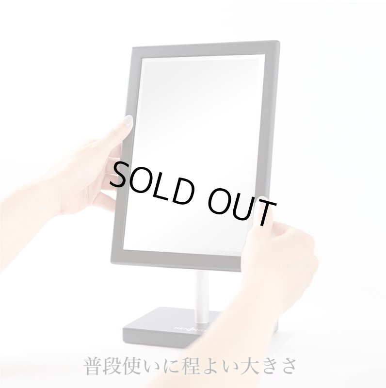 画像6: 卓上ミラー　【即日出荷】木製フレーム角度調節可 (6)