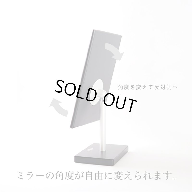画像7: 卓上ミラー　【即日出荷】木製フレーム角度調節可 (7)
