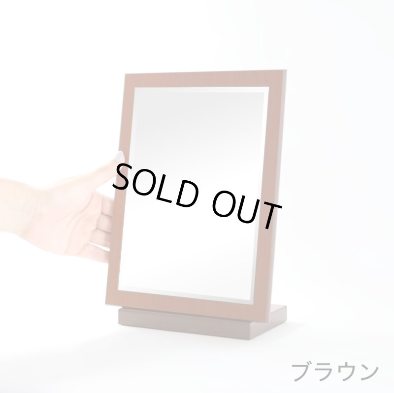 画像3: 卓上ミラー　【即日出荷】木製フレーム角度調節可 (3)