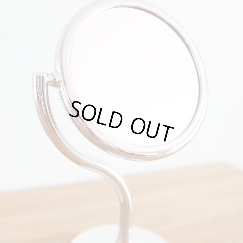 画像6: カーヴィテーブルミラー【美曲線】等倍と3倍の拡大鏡の両面ミラー (6)