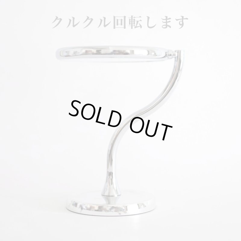 画像3: カーヴィテーブルミラー【美曲線】等倍と3倍の拡大鏡の両面ミラー (3)