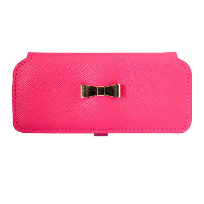 画像2: スリム眼鏡ケース　カルモ 　かわいいリボン (2)