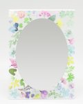 画像1: 押し花風花柄ミラー フィーデル フローラル 3WAYミラー (1)