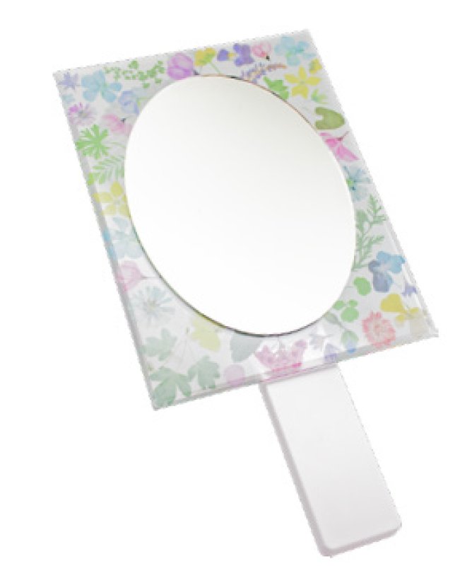 画像3: 押し花風花柄ミラー フィーデル フローラル 3WAYミラー (3)
