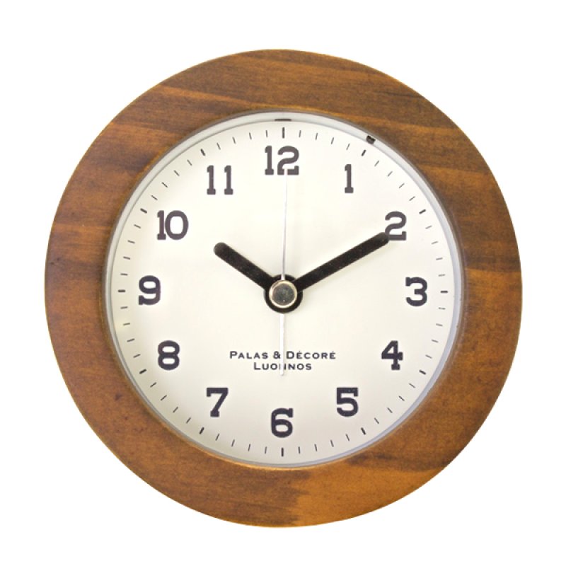 画像4: 無垢材のシンプルなアラームクロック (4)