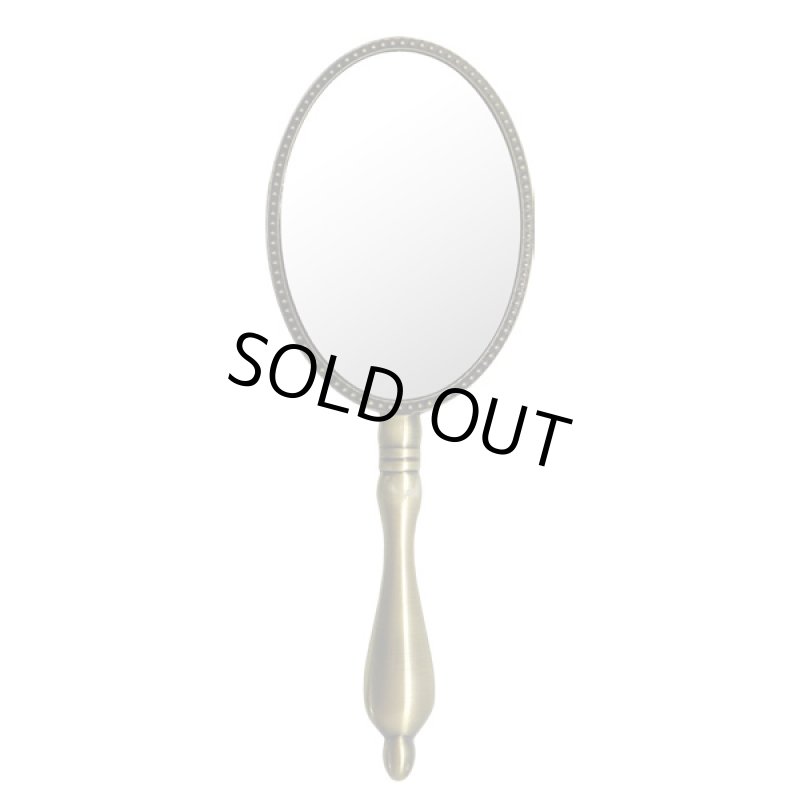 画像2: アンティークな雰囲気のハンドミラー (2)