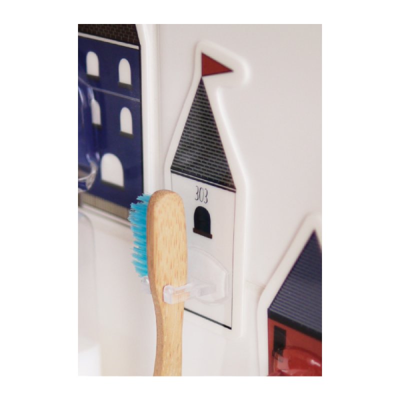 画像2: ノルディス マジックシートフック 歯ブラシホルダー (2)