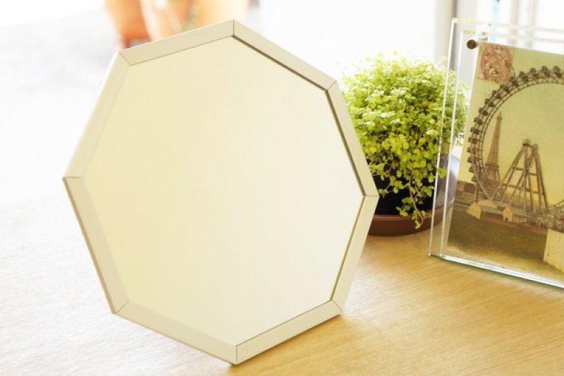 画像3: 幸運を呼ぶメタリック八角風水ミラー　ゴールド・シルバー　4サイズ (3)