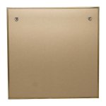 画像2: 【縦横両用】真鍮ミラー 壁掛けミラー ウォールミラー W400×H400 正方形 (2)
