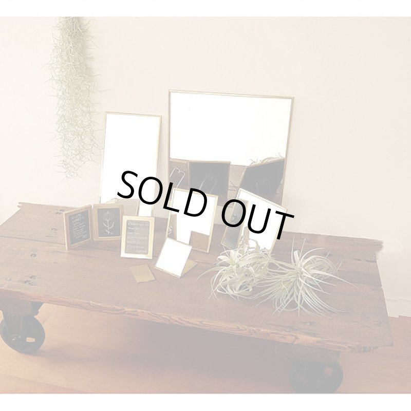 画像3: 【縦横両用】真鍮ミラー 壁掛けミラー ウォールミラー W400×H400 正方形 (3)