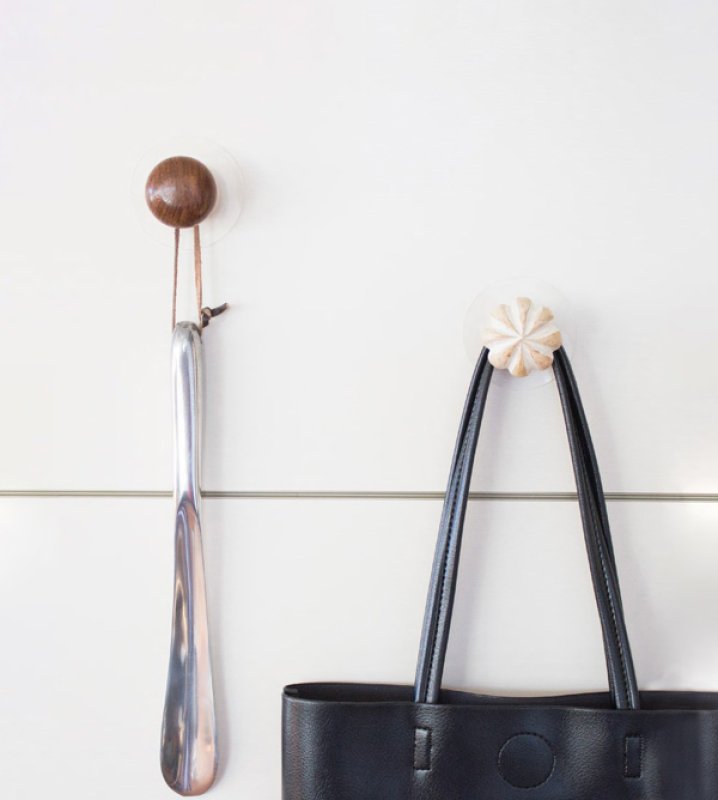 画像2: 強力粘着シートのウッドフック (2)