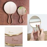 画像2: 真鍮ハンド＆ウォールミラー (2)