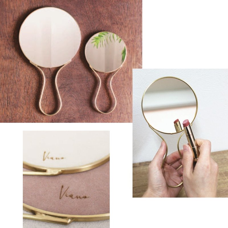 画像2: 真鍮ハンド＆ウォールミラー (2)