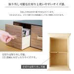 画像5: 【縦横兼用】木製卓上収納シオンウォルナット　デスク回り・キッチン小物・メイク道具収納に。　 (5)