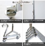 画像8: 150cm幅のZ型【耐荷量150kg以上】プロ仕様でグラつかない！高品質で低価格！ 業務用 美しいスチールハンガーラックストロンガー【即納】 (8)