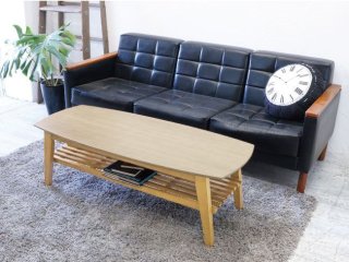 3人掛けソファーにぴったり。幅120cmのリビングセンターテーブル