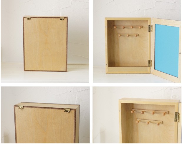 木製壁掛けキーボックス 3カラー - インテリア雑貨のResort-Design