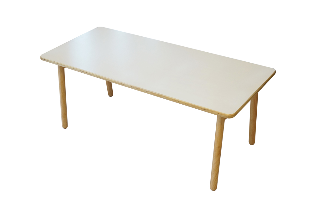 エレンフォールディングテーブル　ナチュラル×ホワイト
